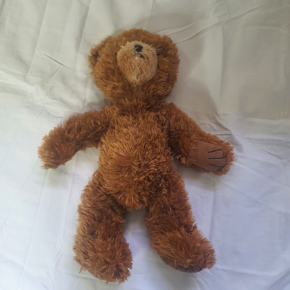 Good Stuff Brown Shaggy Teddy Bear‎ 13' Plush Stuffed Animal 2013 PA-16732